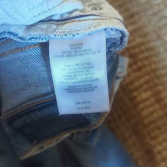 Re/Done '90s high-rise ankle crop - Picture 7 of 10